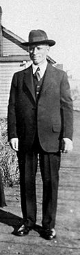 Photo of Evan Jones, circa 1932.