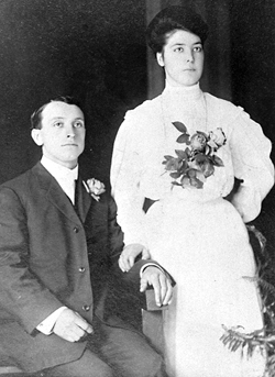 Evan and Bronwen Jones, circa 1906.